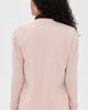 Lingua Franca Lingua Franca Bowery Oversized Patch Cardigan Pale Pink - 3