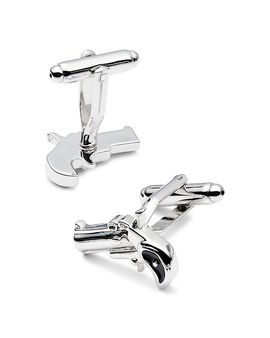 Link Up Link Up Revolver Pistol Cufflinks