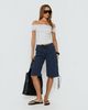 Lioness Apres Tie Waist Jorts Navy - 1