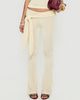 Lioness Butterfly Tie Detail Pants Lemontini - 1