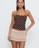 Lioness Deei Double Ruffle Mini Skort Oatmeal - 1
