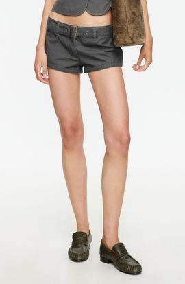 LIONESS LIONESS Afterglow Belted Low Rise Shorts