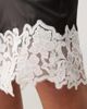 Lioness Lioness Anchored contrast lace hem midi skirt in black - 3