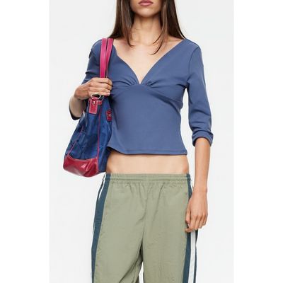 LIONESS LIONESS Aniston Striped Nylon Pants