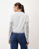 Lioness Lioness Baby Bottega 2 in 1 T-shirt and long sleeve lace top in soft blue - part of a set-Black - 3