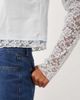 Lioness Lioness Baby Bottega 2 in 1 T-shirt and long sleeve lace top in soft blue - part of a set-Black - 4