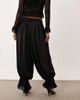 Lioness Lioness balloon pant with lace hem set in black - 3
