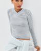 Lioness Lioness Barbie Long Sleeve Top Sky Blue Stripe - 2