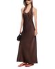 Lioness Lioness Bare Satin Halter Maxi Dress - 4