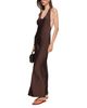 Lioness Lioness Bare Satin Halter Maxi Dress - 5