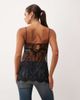 Lioness Lioness barely there lace cami in black - 4