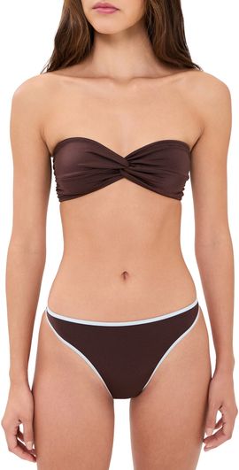 Lioness Lioness Bella Bandeau Bikini Top Mocha