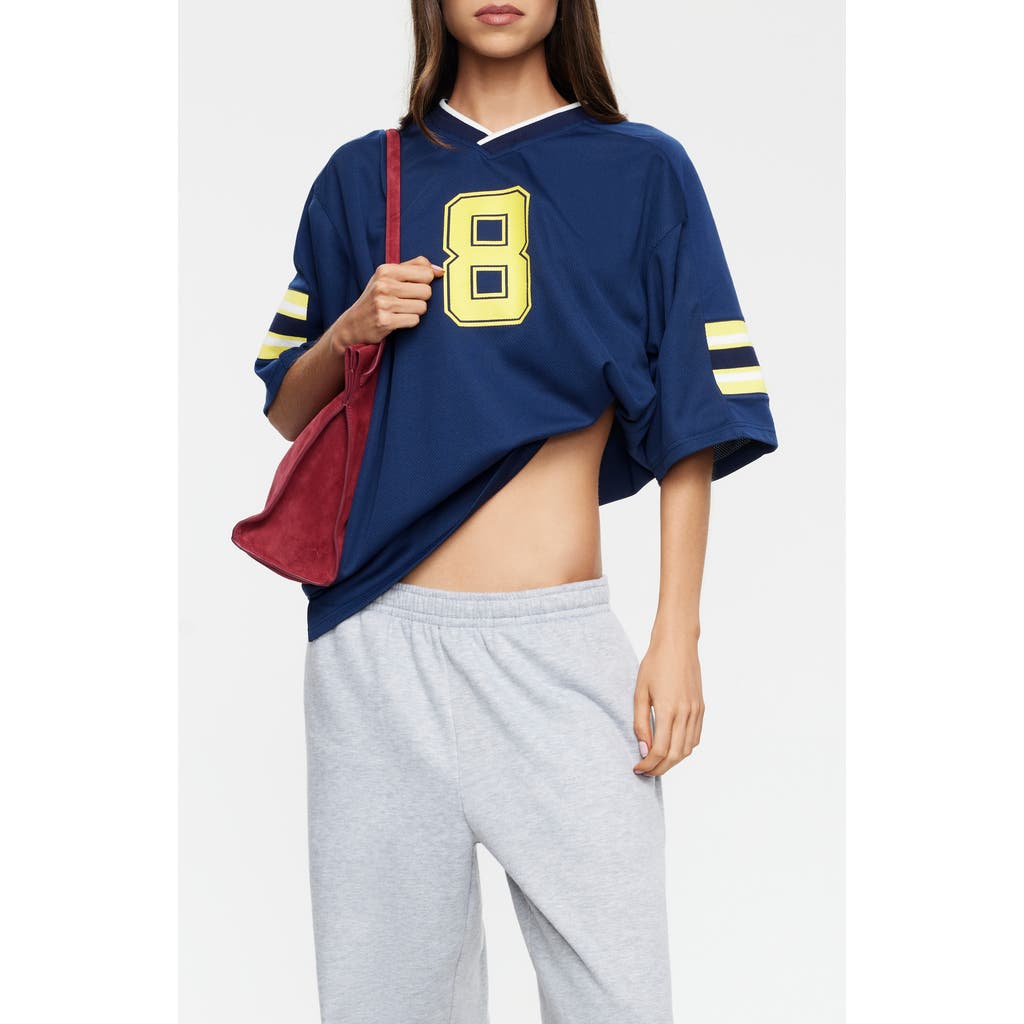 LIONESS LIONESS Beverly Graphic Mesh Jersey Tee