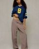 Lioness Lioness Beverly Graphic Oversized Short Sleeve Jersey Top in Navy, Women's at Urban Outfitters - 4