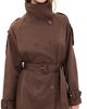 Lioness Lioness Blanc Trench Coat Chocolate - 1