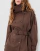 Lioness Lioness Blanc Trench Coat Chocolate - 2