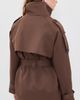 Lioness Lioness Blanc Trench Coat Chocolate - 3