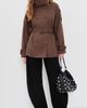Lioness Lioness Blanc Trench Coat Chocolate - 5