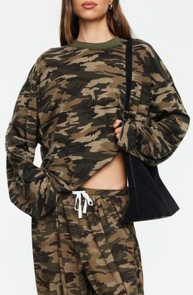 LIONESS LIONESS Bloom Camo Long Sleeve T-Shirt 