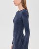 Lioness Lioness Bloom Dress Black Navy Stripe - 4
