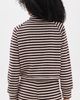 Lioness Lioness Bloom Knit Jacket Beige Chocolate Stripe - 3
