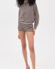 Lioness Lioness Bloom Knit Jacket Beige Chocolate Stripe - 5