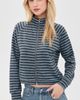 Lioness Lioness Bloom Knit Jacket Grey/Blue Stripe - 2