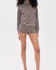 Lioness Lioness Bloom Knit Short Beige Chocolate Stripe - 5