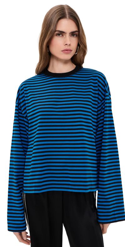 Lioness Lioness Bloom Long Sleeve Cobalt Stripe