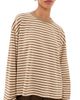 Lioness Lioness Bloom Long Sleeve Tee Chocolate Stripe - 1