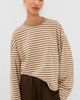Lioness Lioness Bloom Long Sleeve Tee Chocolate Stripe - 2