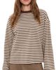 Lioness Lioness Bloom Long Sleeve Tee Sorbet Cocoa Stripe - 1