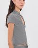 Lioness Lioness Bloom Peephole Tee Arctic Ink Stripe - 4