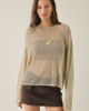 Lioness Lioness Bloom Sheer Oversized Long Sleeve Top in Gold, Women's at Urban Outfitters - 3