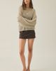 Lioness Lioness Bloom Sheer Oversized Long Sleeve Top in Gold, Women's at Urban Outfitters - 4