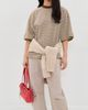Lioness Lioness Bloom Short Sleeve Tee Sorbet Cocoa Stripe - 5