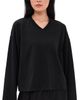 Lioness Lioness Bloom V Neck Long Sleeve Tee Onyx - 1
