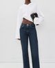 Lioness Lioness Bloom V Neck Long Sleeve Tee Porcelain - 5