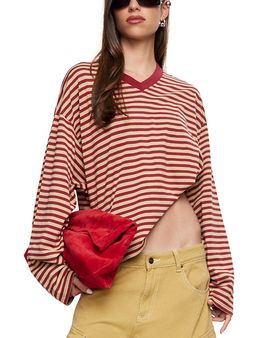 Lioness Lioness Bloom V Neck Long Sleeve Top
