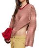 Lioness Lioness Bloom V Neck Long Sleeve Top - 6