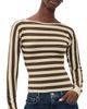 Lioness Lioness Blooming Long Sleeve Tee Sorbet Cocoa Stripe - 1