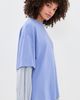 Lioness Lioness Bottega Layered Shirt Persian Jewel - 4