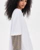 Lioness Lioness Bottega Shirt Beige Stripe - 4