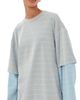 Lioness Lioness Bottega Shirt Cloud Sky Stripe - 1