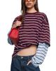 Lioness Lioness Bottega Striped Layered Long Sleeve Tee - 1