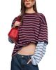 Lioness Lioness Bottega Striped Layered Long Sleeve Tee - 5