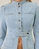 Lioness Lioness Brooklyn Denim Military Jacket in Light Blue, Women's at Urban Outfitters - 5