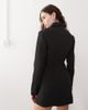 Lioness Lioness cheri structured button front tailored blazer mini dress in black - 4