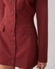 Lioness Lioness Cheri structured button front tailored blazer mini dress in red - 2