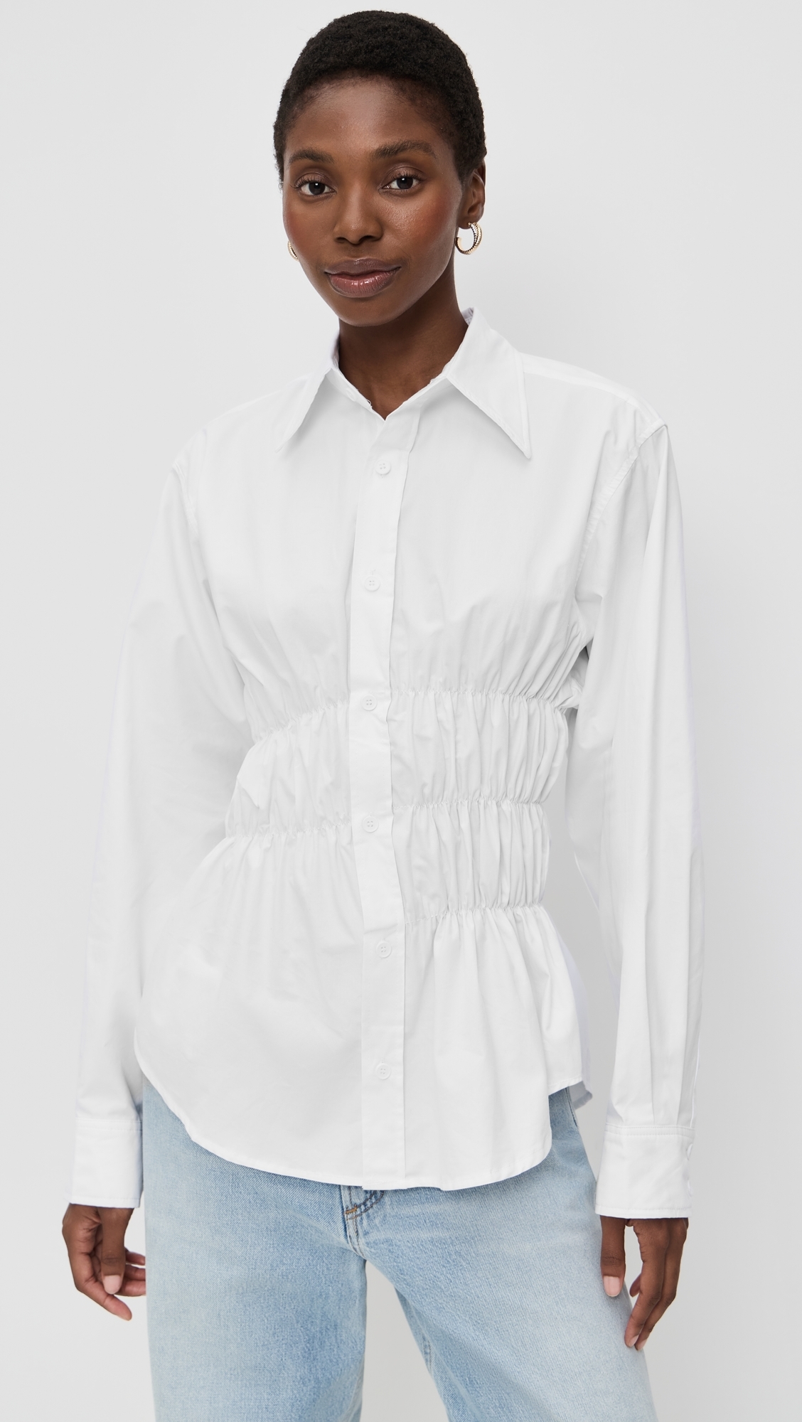 LOHENブラウス Lioness - Chloe Shirt Porcelain